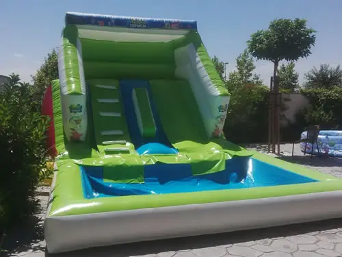 CASTILLO HINCHABLE PLAYMIX ACUATICO BOB ESPONJA(ADAPTABLE A PISCINA), hinchable en alquiler
