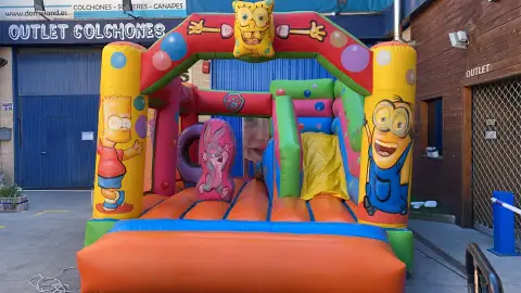 Castillo hinchable multiplay mediano