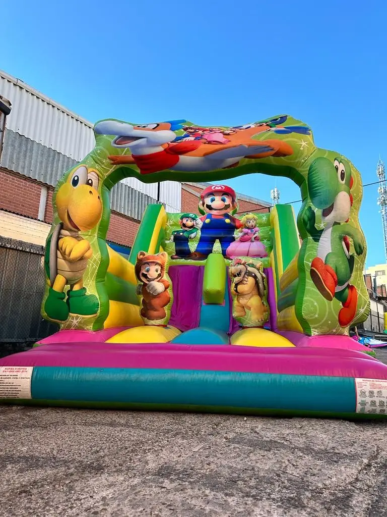 CASTILLO HINCHABLE MARIO BROS GRANDE (6,5 X 3,6), hinchable en alquiler
