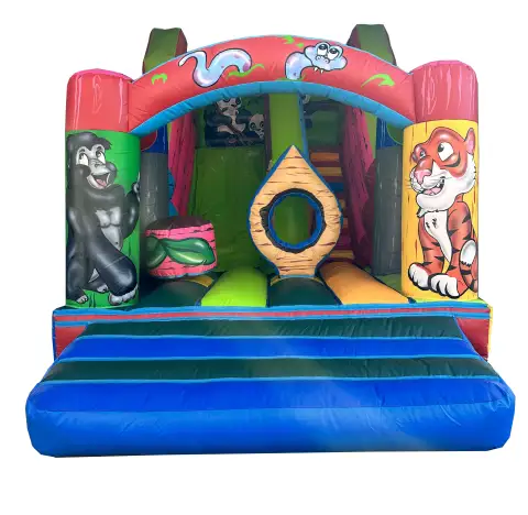 Castillo hinchable jungla grande