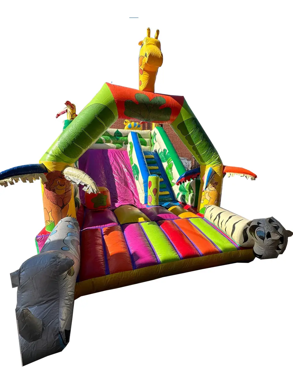 CASTILLO HINCHABLE TOBOGAN ZOO GRANDE, hinchable en alquiler