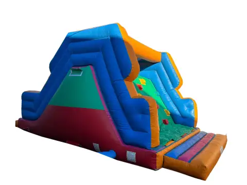 Castillo hinchable tobogan escalada grande