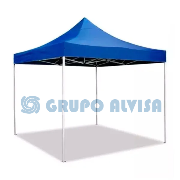 CARPA PLEGABLE 3 X 3 AZUL, hinchable en alquiler