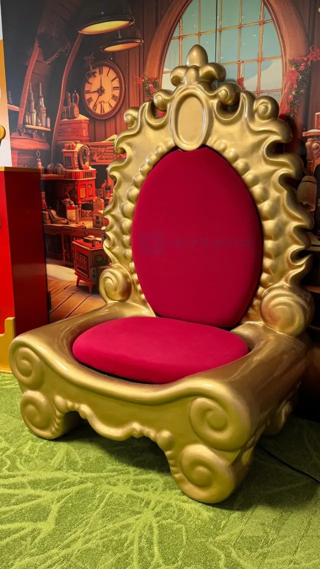 TRONO REAL ESPECIAL FIBRA VIDRIO (18), alquiler de decoración de Navidad en Madrid