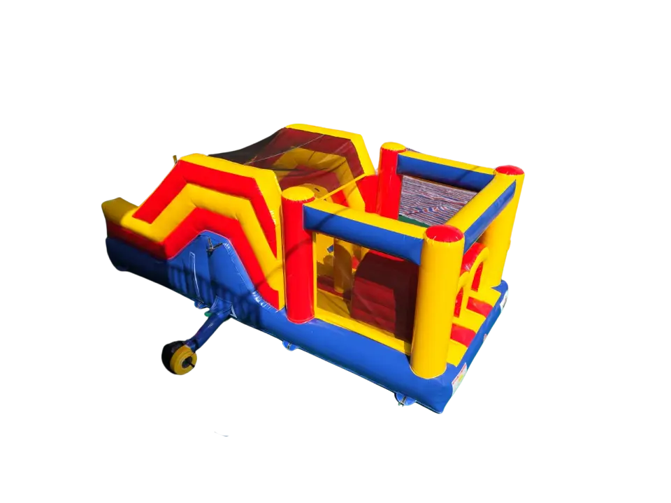 CASTILLO HINCHABLE PISTA AMERICANA MEDIANA (6), hinchable en alquiler