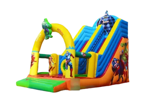 Castillo hinchable superheroes especial