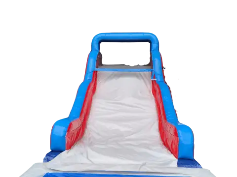 Castillo hinchable tobogan acuatico terrestre con proteccion (adaptable a piscina)