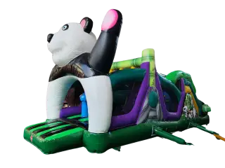 CASTILLO HINCHABLE PISTA AMERICANA ESPECIAL PANDA