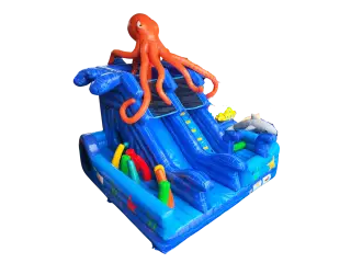CASTILLO HINCHABLE AVENTURAS MARINAS PULPO GRANDE