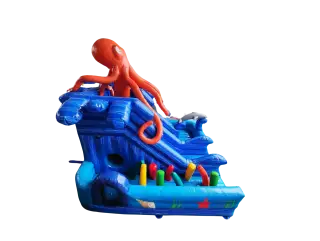 CASTILLO HINCHABLE AVENTURAS MARINAS PULPO GRANDE