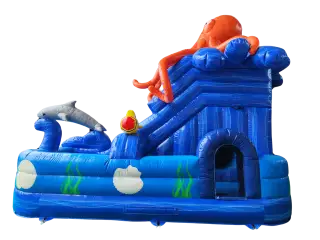 CASTILLO HINCHABLE AVENTURAS MARINAS PULPO GRANDE