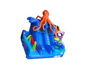 CASTILLO HINCHABLE AVENTURAS MARINAS PULPO GRANDE