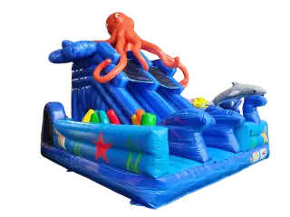CASTILLO HINCHABLE AVENTURAS MARINAS PULPO GRANDE