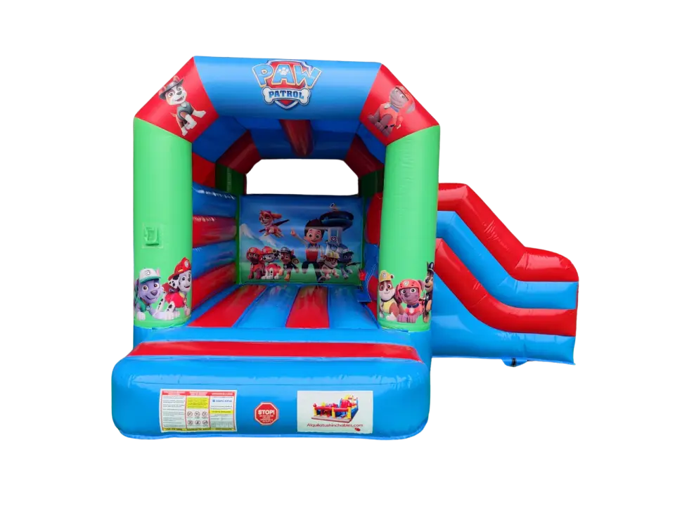 CASTILLO HINCHABLE CASITA PATRULLA CANINA MEDIANO, hinchable en alquiler