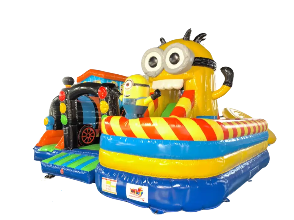 CASTILLO HINCHABLE MINIONS STREET GRANDE, hinchable en alquiler