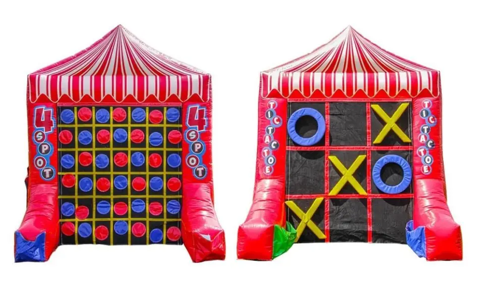 JUEGO HINCHABLE 2 X 1 ( TRES EN RAYA - CONECTA 4), hinchable en alquiler