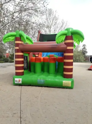 CASTILLO HINCHABLE PISTA AMERICANA ESPECIAL COCODRILO (4)