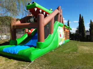 CASTILLO HINCHABLE PISTA AMERICANA ESPECIAL COCODRILO (4)