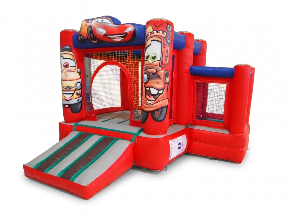 CASTILLO HINCHABLE SUPER HAPPY CARS, hinchable en alquiler