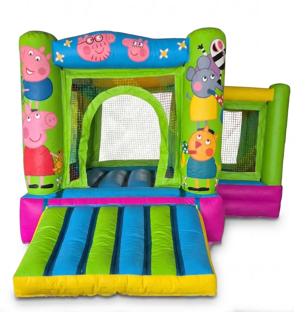 CASTILLO HINCHABLE SUPER HAPPY PEPPA PIG, hinchable en alquiler
