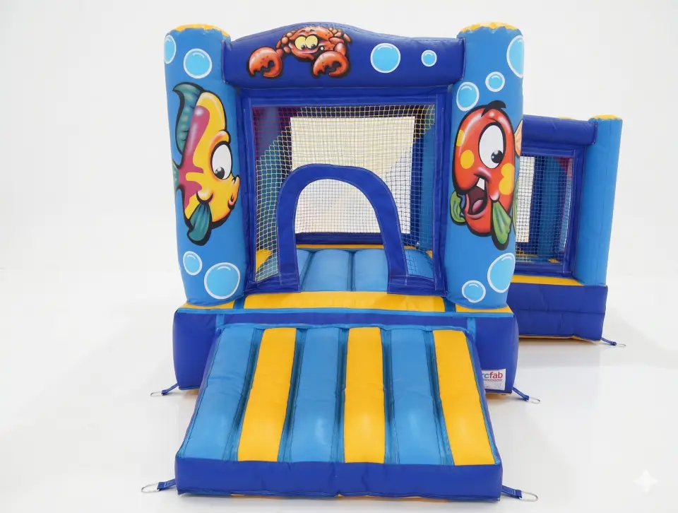 CASTILLO HINCHABLE SUPER HAPPY OCEANO, hinchable en alquiler