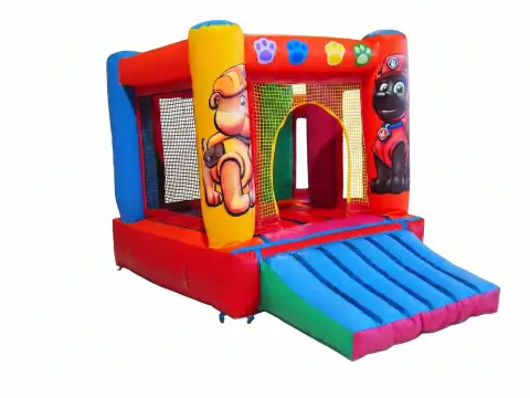 Castillo hinchable super happy patrulla canina