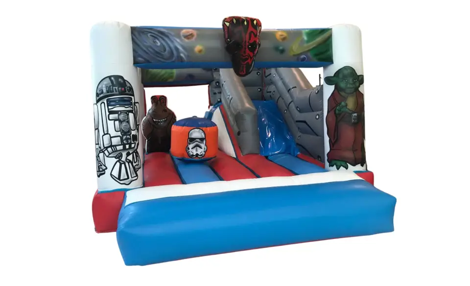 CASTILLO HINCHABLE MULTIPLAY STAR WARS, hinchable en alquiler