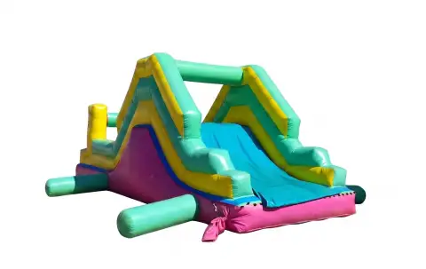 Castillo hinchable pista americana mediana xl (adaptable acuatica) sin piscina