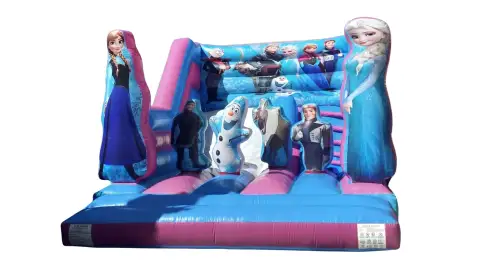 Castillo hinchable playmix frozen mediano azul