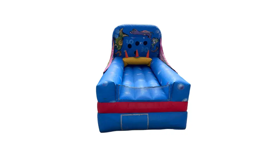 CASTILLO HINCHABLE MESA DE JUEGO HINCHABLE - TIRO CON AROS, hinchable en alquiler