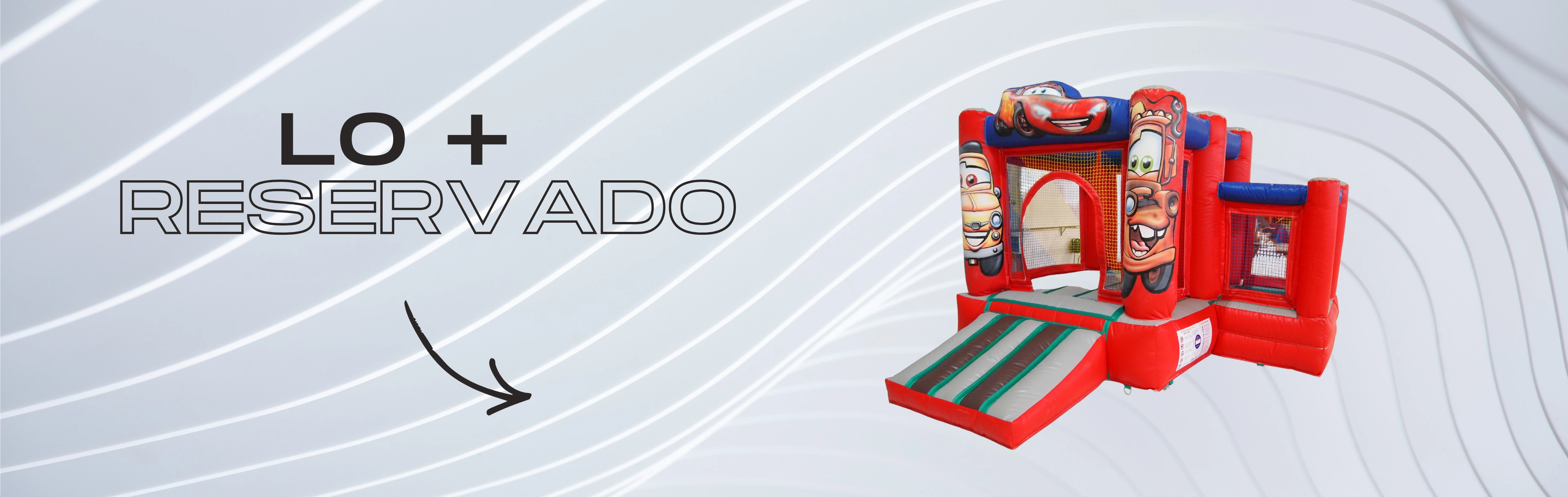 Castillo hinchable Super Happy Cars Madrid centro