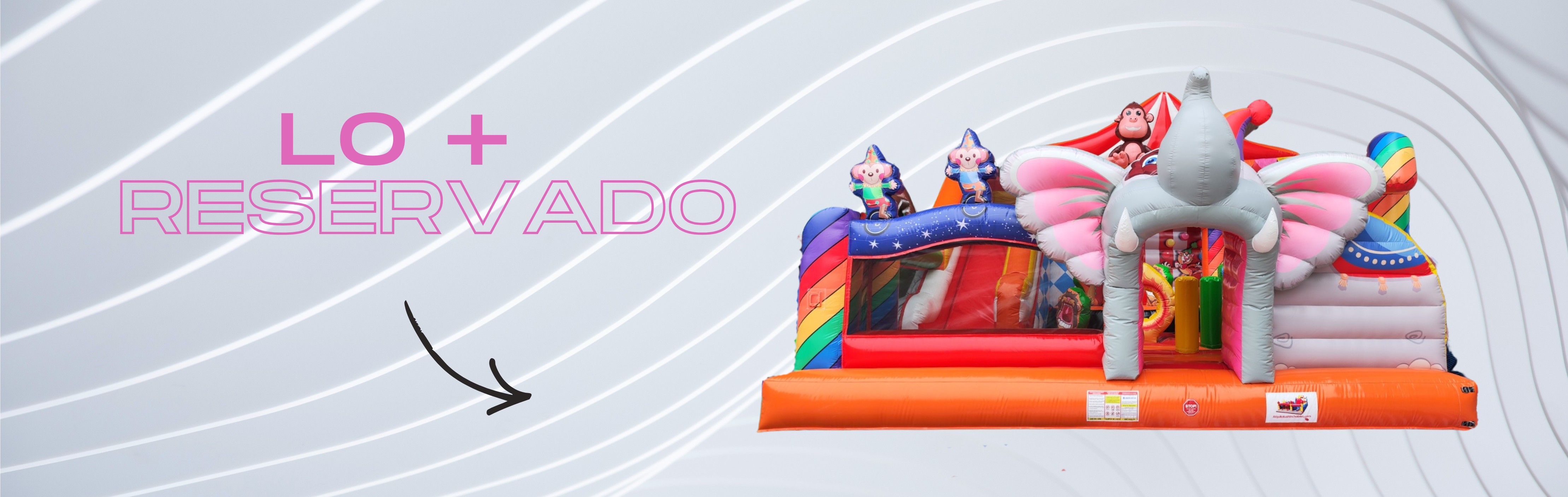 Castillo hinchable especial Circus alquiler Madrid